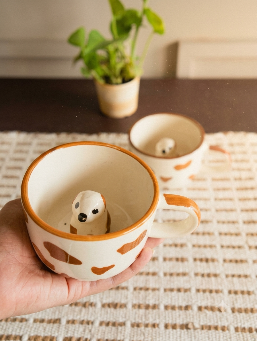 Peekaboo Puppy Mug