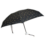 8562 3-fold Umbrella Summer Sun And Rain Protectionfoldable Cute Umbrella Uv Protection Rain Sun Umbrella  Travel Accessories  Umbrella For Children Girls And Boys (1 Pc  With Zip Case)
