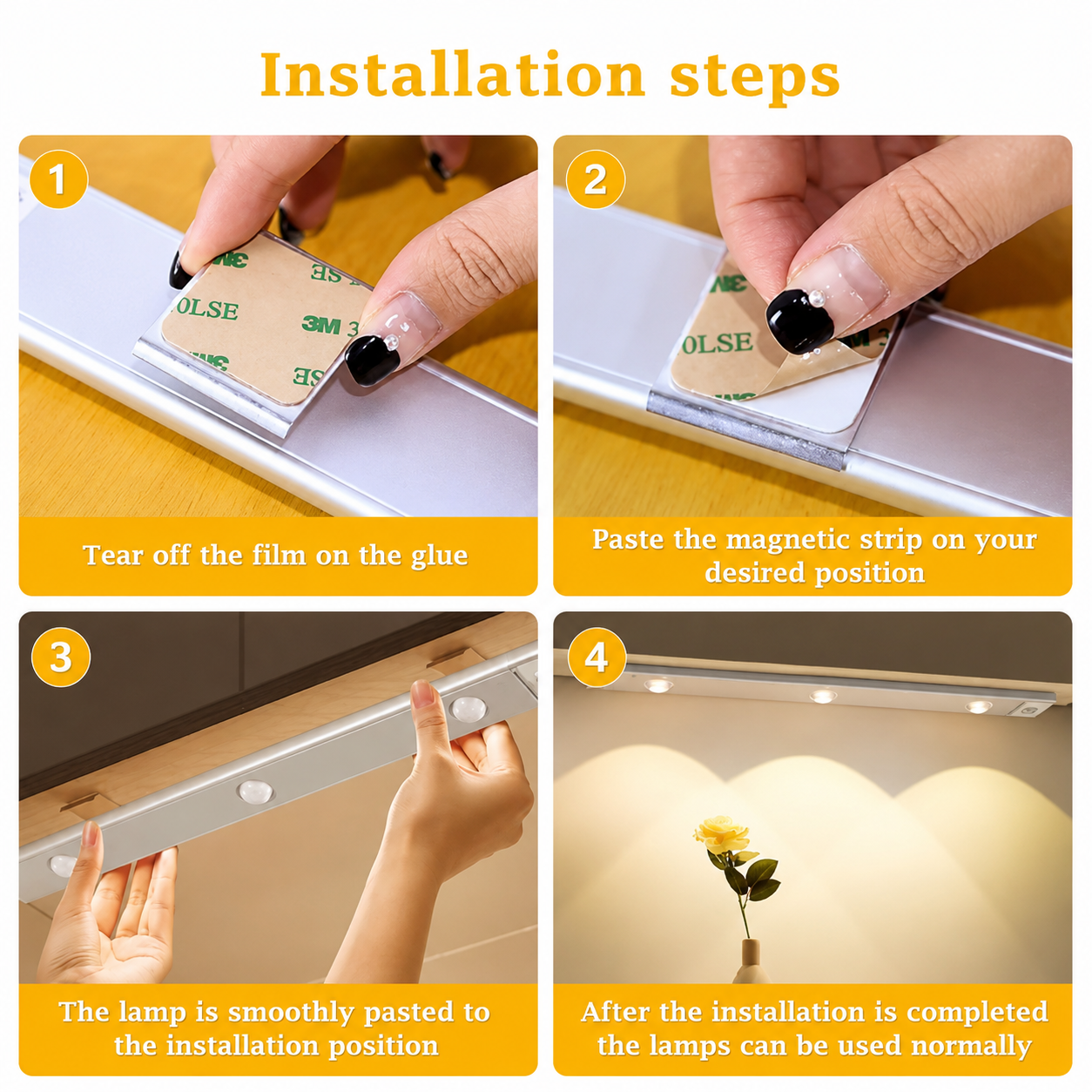 Designer Motion Sensor Wall Light – Smart LED Night Light