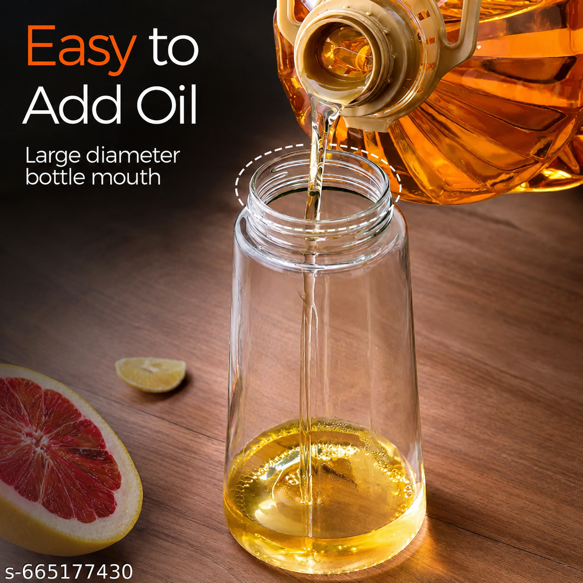3-in-1 Oil Dispenser & Sprayer – Leak-Proof Kitchen Oil Bottle
