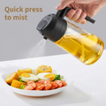 3-in-1 Oil Dispenser & Sprayer – Leak-Proof Kitchen Oil Bottle